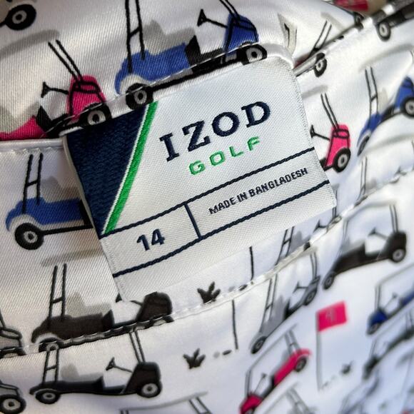 IZOD Women's Performance Cute Golf Cart Skort Size 14 - Picture 4 of 5